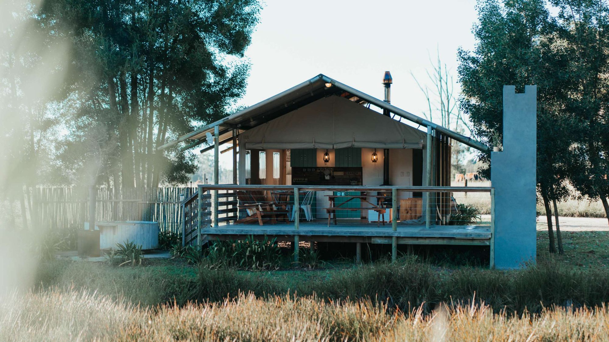 Boutique glamping tent at AfriCamps Cape Farms