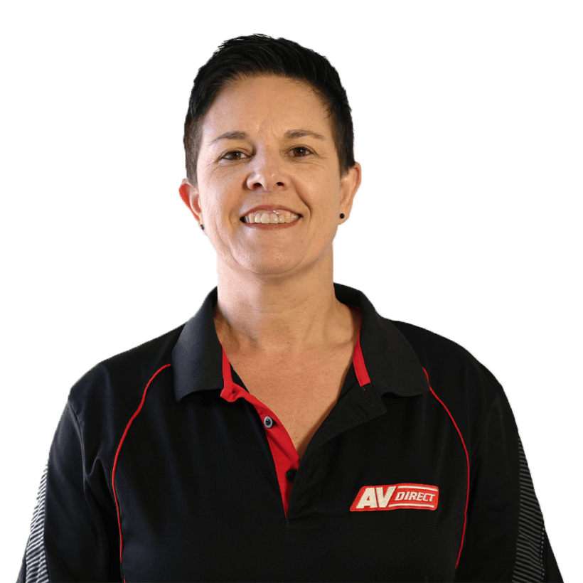 AV Direct team member in company uniform