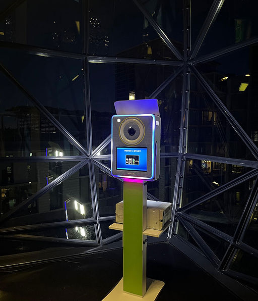 Retro Selfie Pod for photo booth hire
