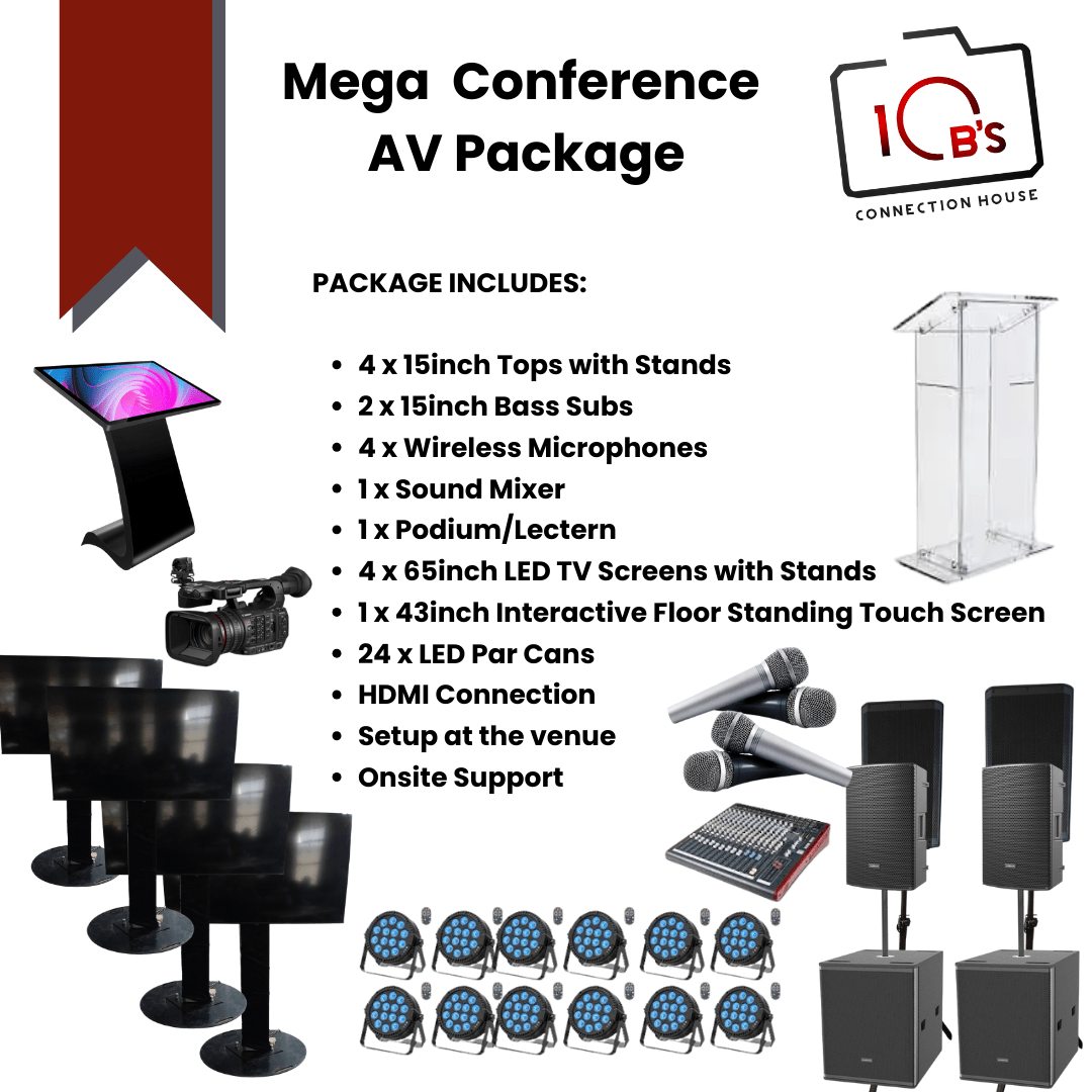 Mega Conference AV Package details and components