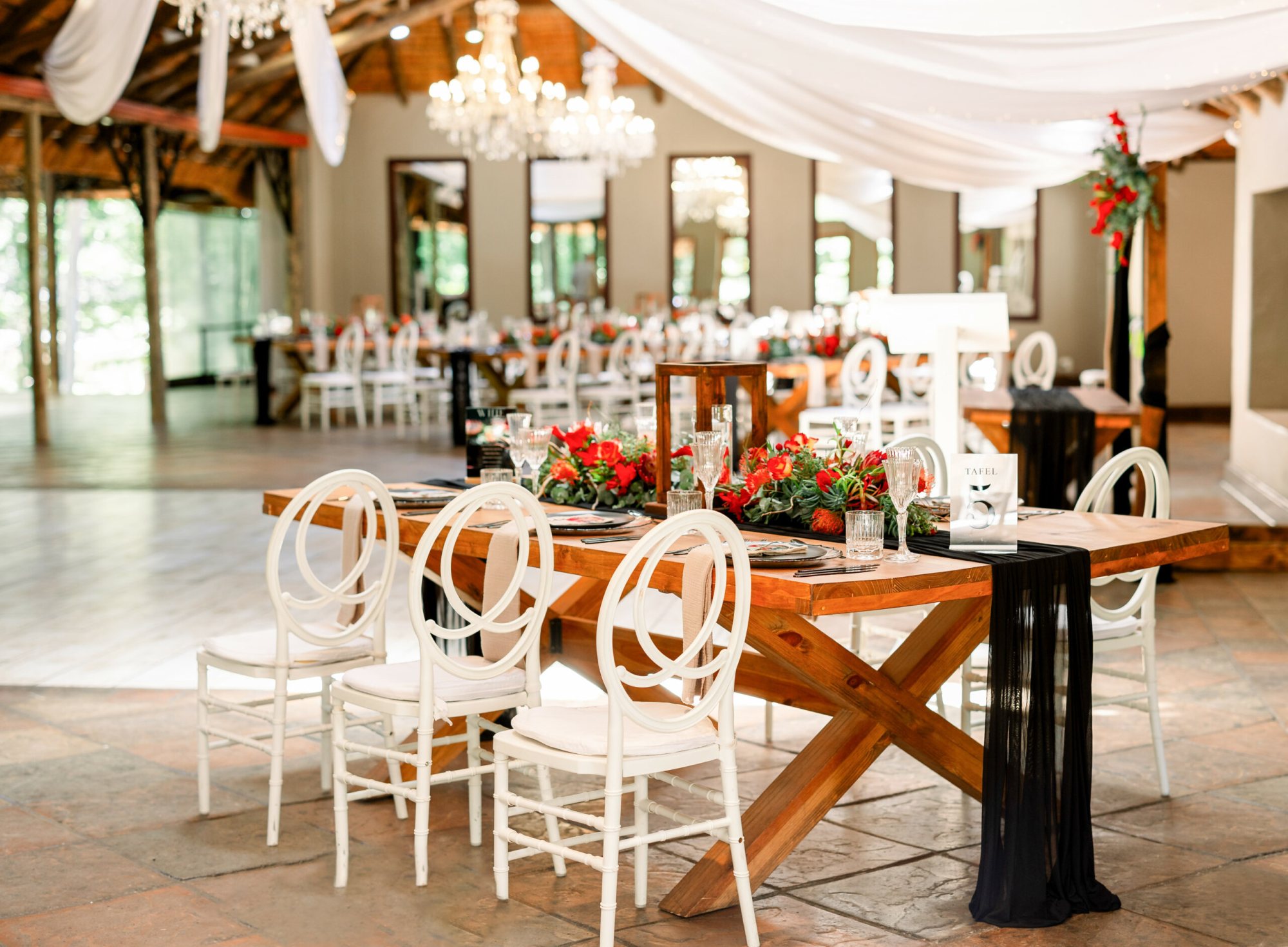 Elegant table setup featuring florals and decorative elements