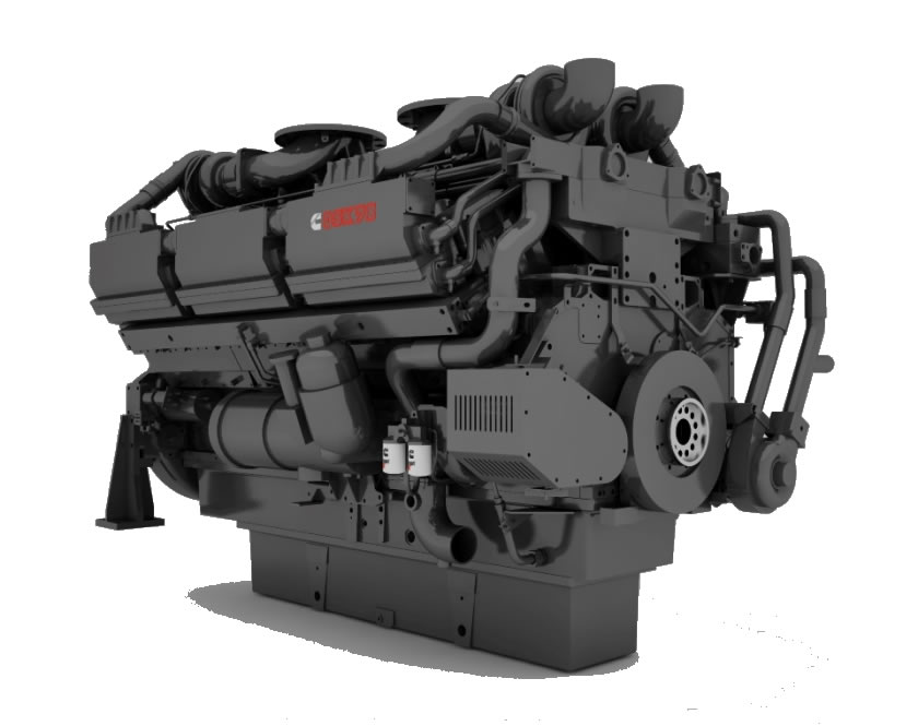 Diesel generator engine model from Elegen