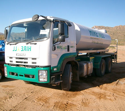 Hire All branded water tanker truck