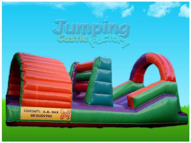 Colorful inflatable slide from Jumping Castle Factory