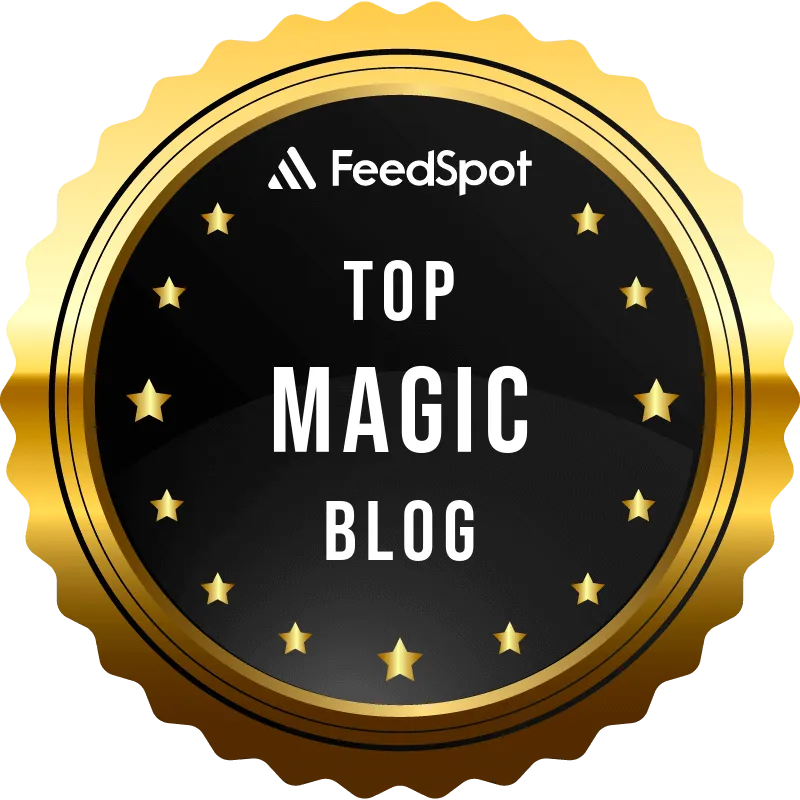 FeedSpot Top Magic Blog badge