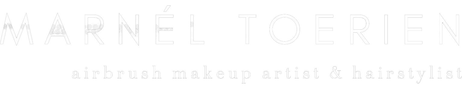 Logo of Marnél Toerien, airbrush makeup artist and hairstylist