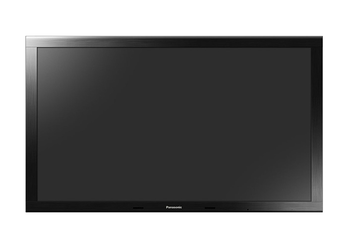 Panasonic display screen with a black frame.