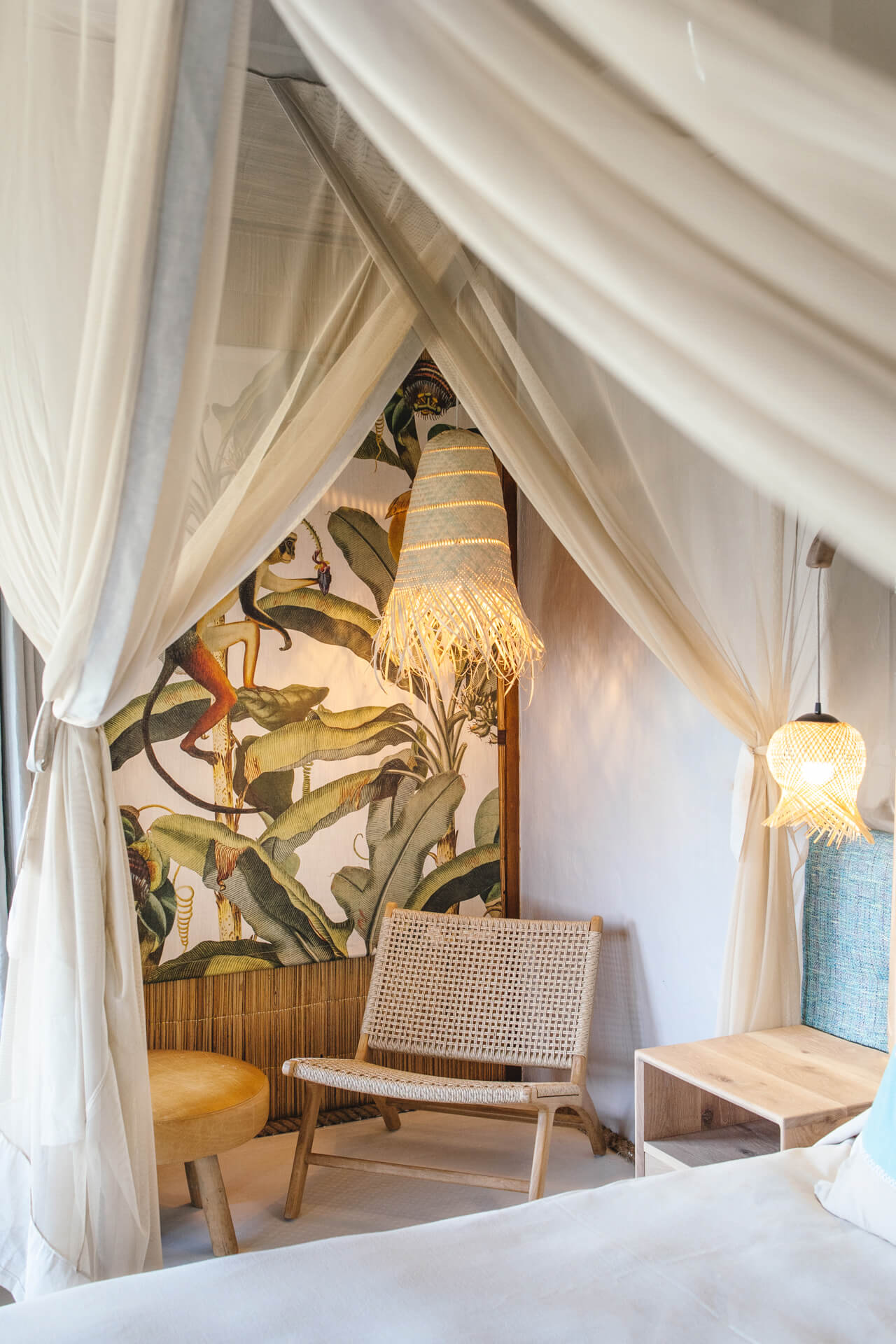 Cozy lodge interior with seating and soft lighting