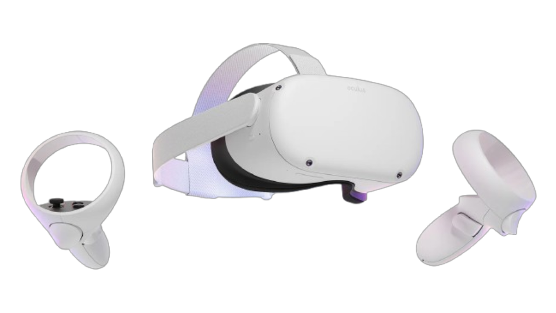 Oculus Quest 2 VR headset and controllers