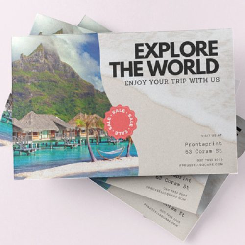 Colorful digital invitation design sample with promotional details.