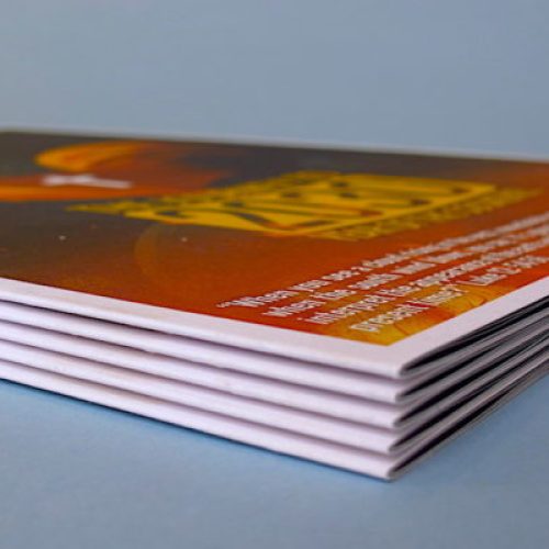 Stack of colorful custom digital invitations