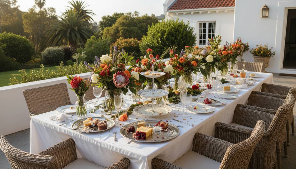 A quiet birthday table after the celebration