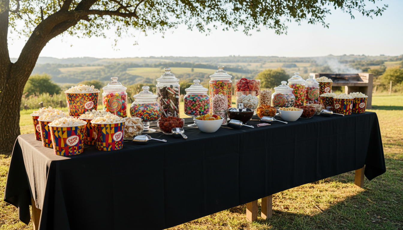 Cinema snack bar for a 25th birthday