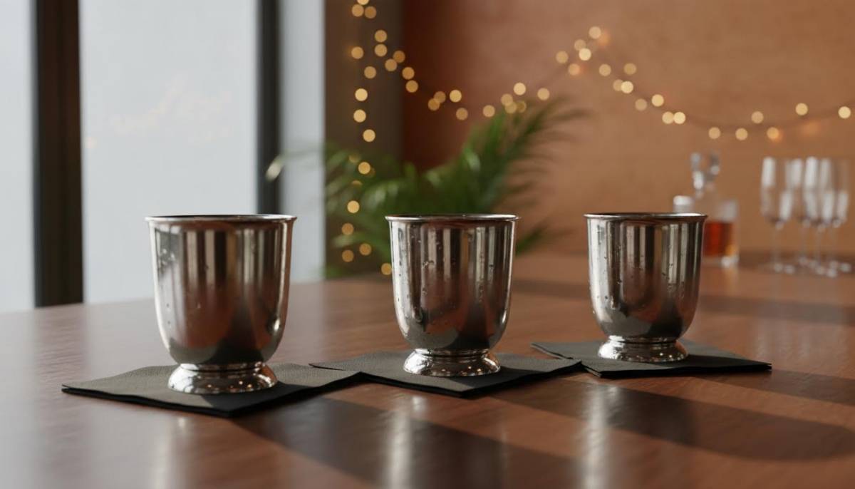 Silver and black bar details