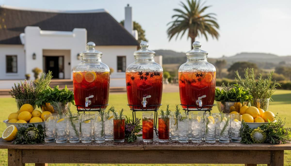 Rooibos iced tea station