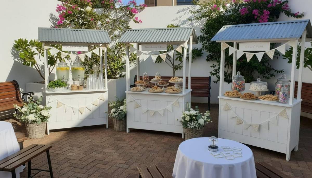 Mini market communion party stalls