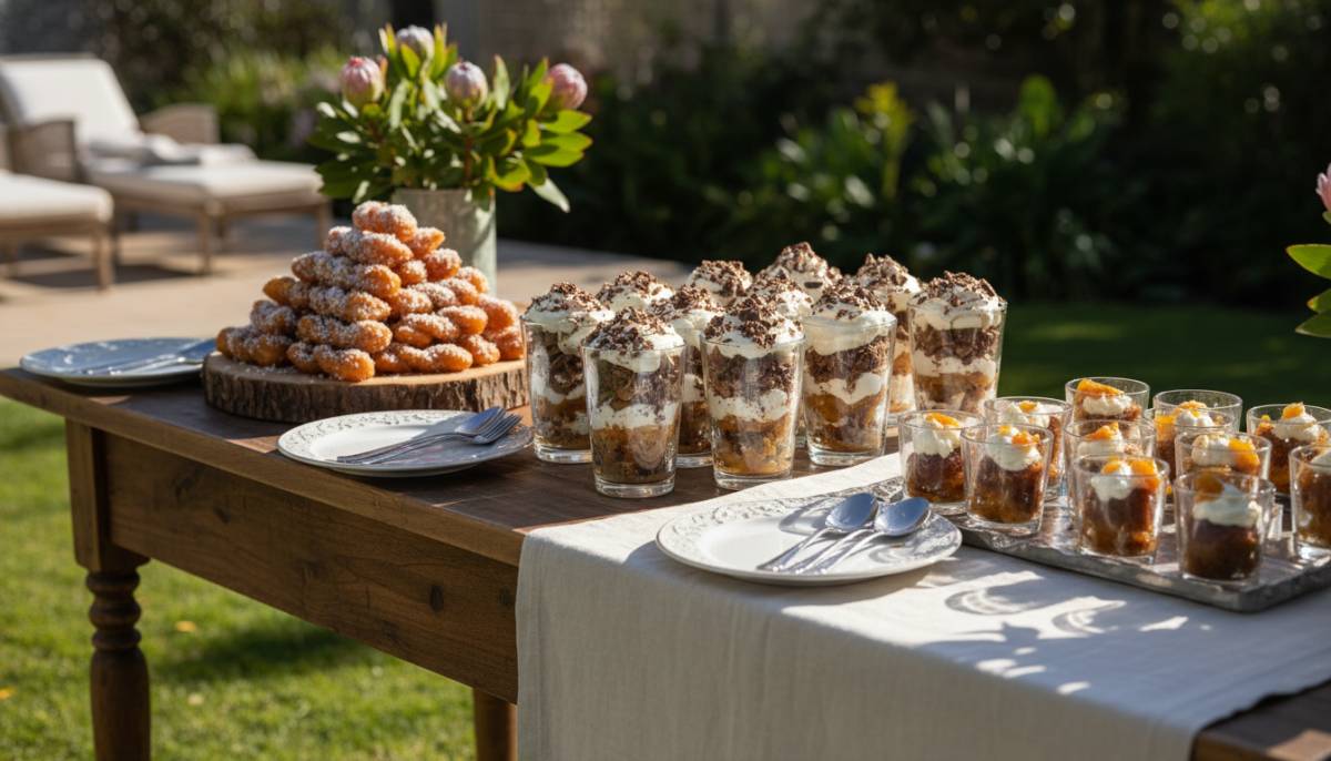 Nostalgic South African dessert table