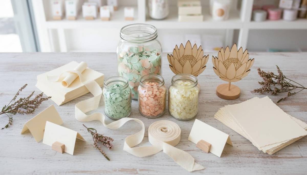 Party supplies for DIY exam results decor