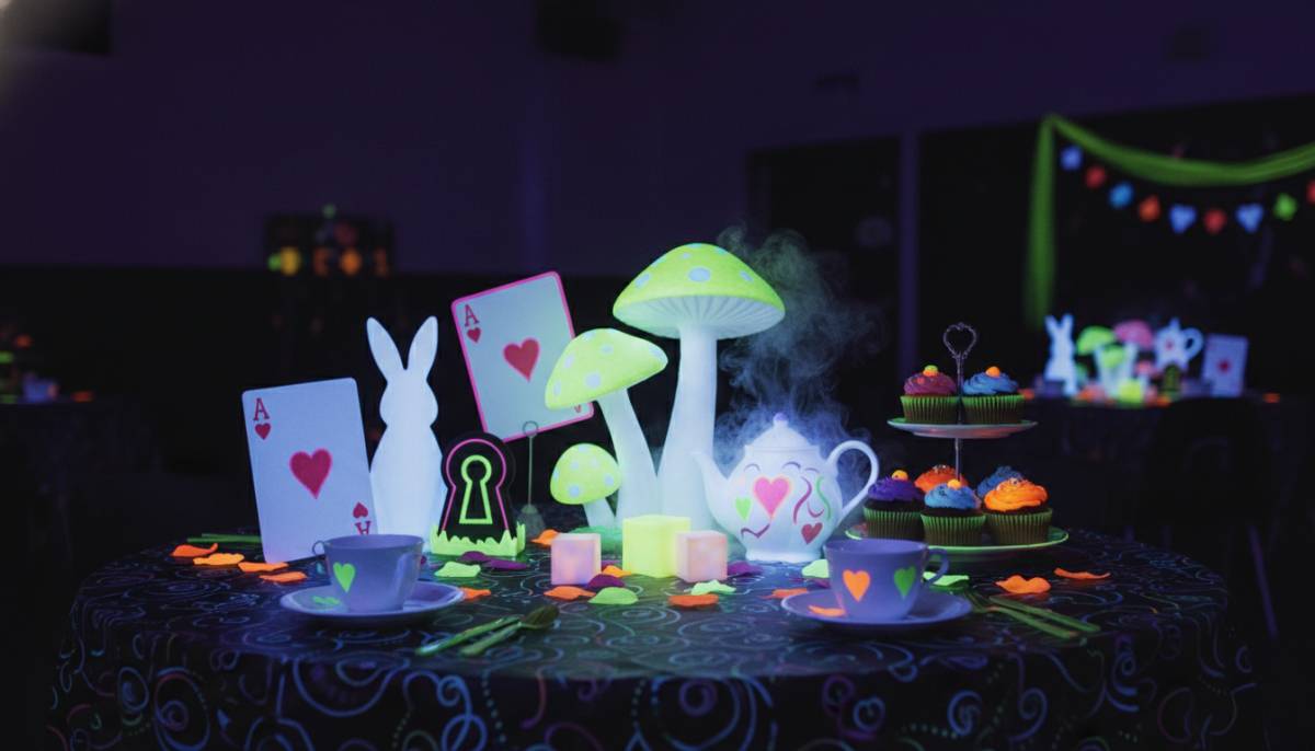 Close-up party theme detail