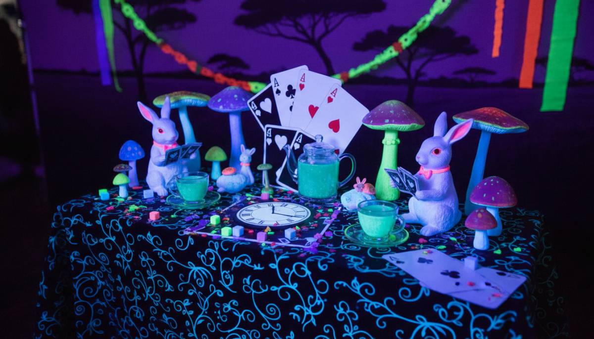 Close-up party theme detail