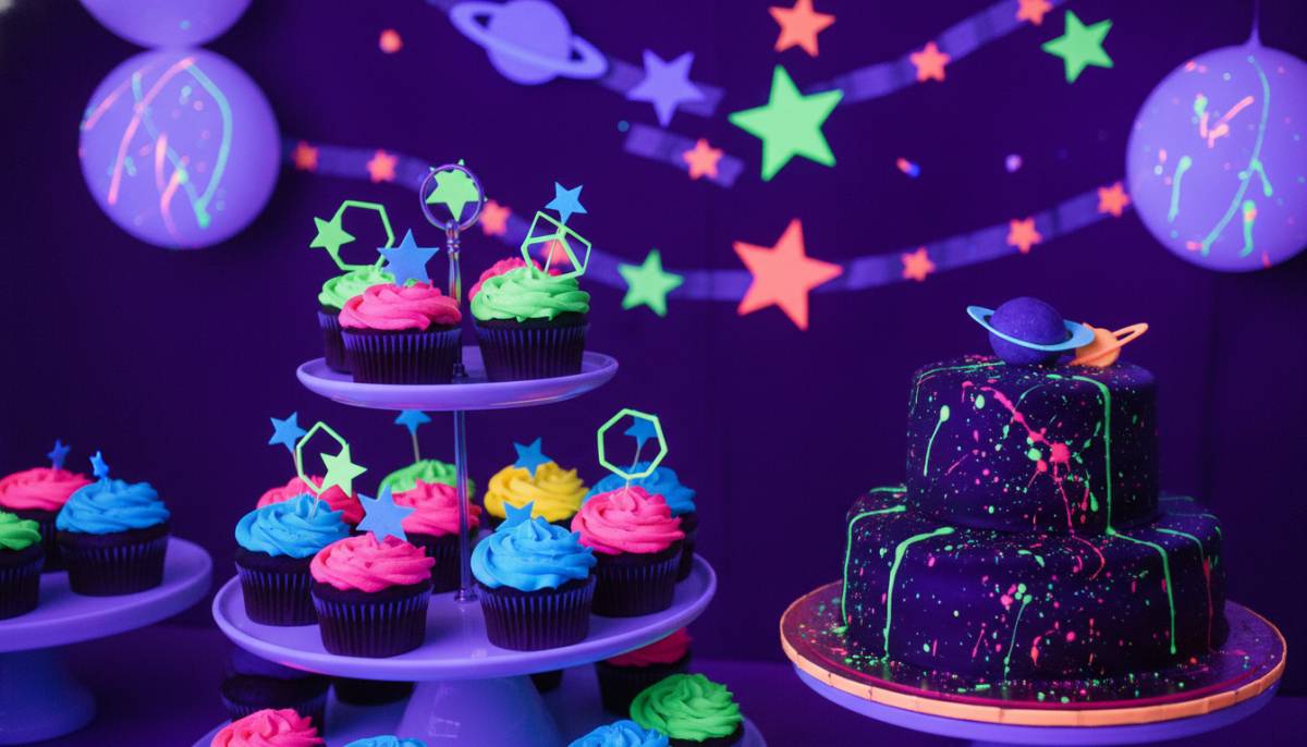Close-up party theme detail