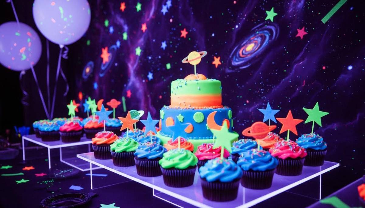 Close-up party theme detail