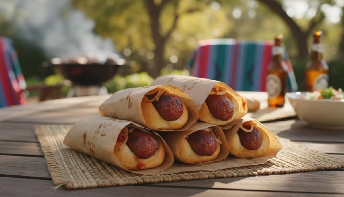 Boerewors rolls for a moving party