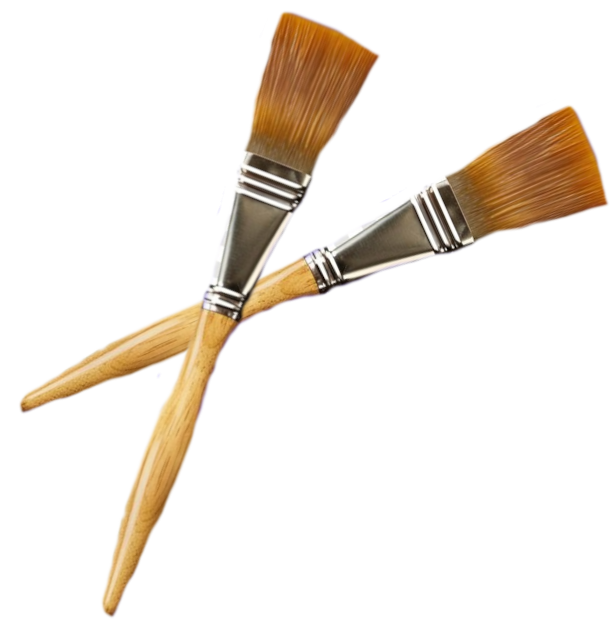 Brushstrokes – Face logo